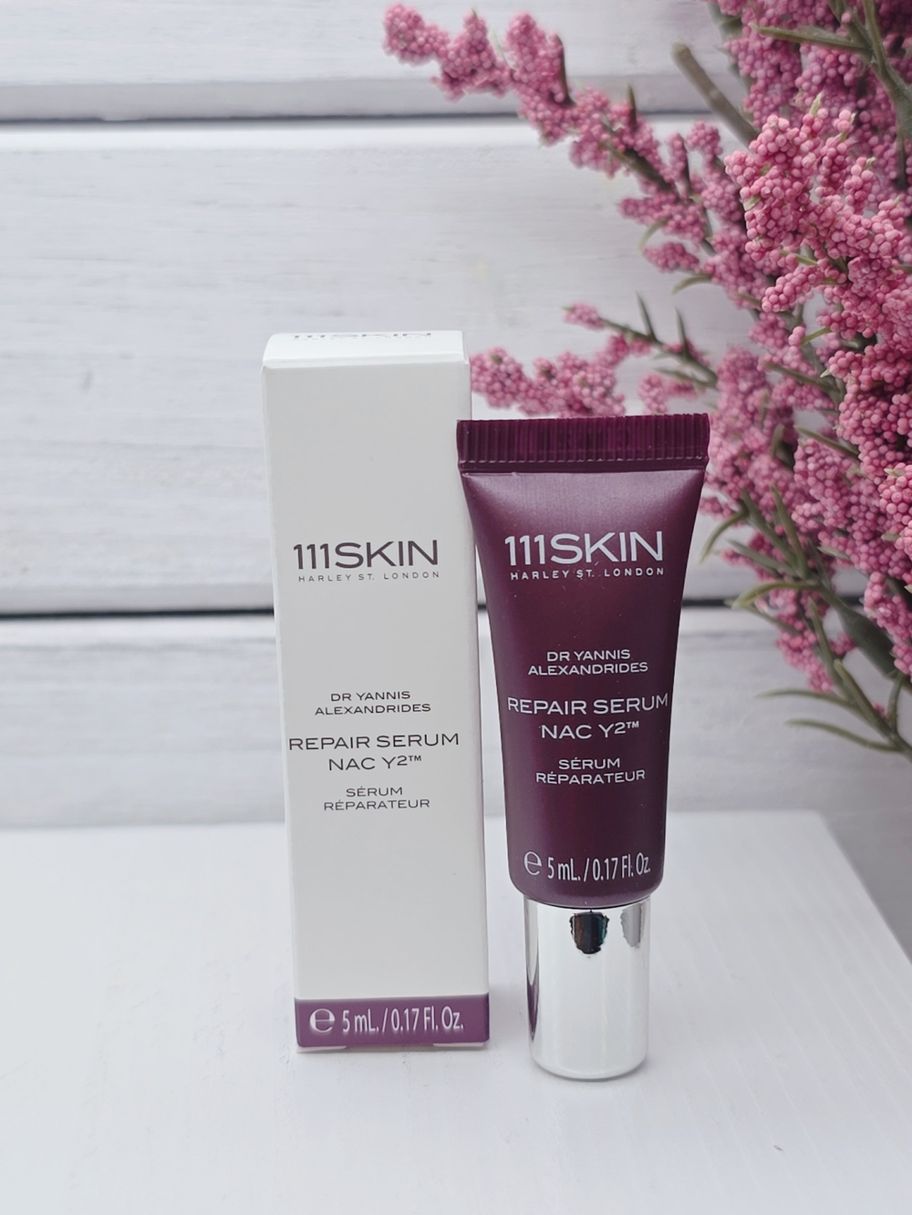 111SKIN Repair Serum NAC Y2™ – Deep Plum Travel Size (5 mL)
